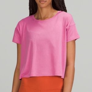 Lululemon Cate Tee - size 6 - Pink Blossom